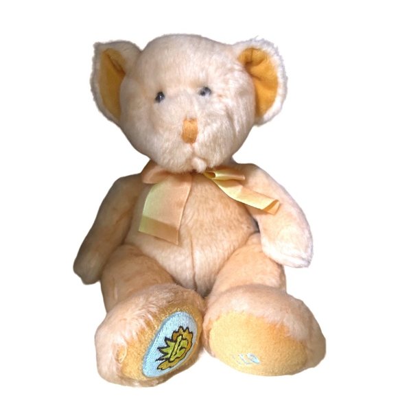 Vintage Rare Russ Star-Scopes Birthday Zodiac Bear Leo 10 inch Retired - Picture 4 of 6